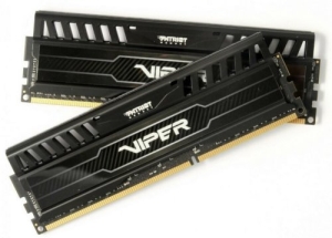   Patriot DIMM DDR3 VIPER3 8Gb KIT (4GbX2) 1600MHz CL9 [PV38G160C9K] Black