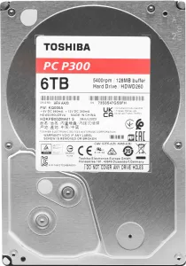   Toshiba SATA-III 6Tb HDWD260UZSVA P300 (5400rpm) 128Mb 3.5