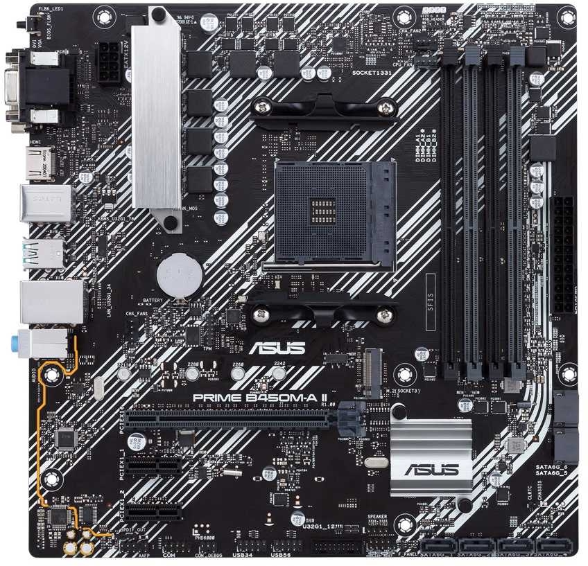   Asus PRIME B450M-A II Socket AM4