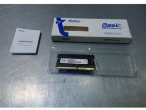   Netac 8GB DDR4 2666MHz SO-DIMM CL19 1.2V/NTBSD4N26SP-08 PC4-21300 CL19 SO-DIMM 26