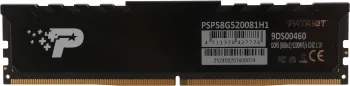  DDR5 8GB 5200MHz Patriot PSP58G520081H1 Signature Premium RTL PC5-41600 CL42 DIMM 288-pin 1.1