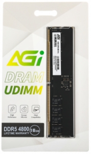 DDR5 16GB 4800MHz AGi AGI480016UD238 RTL PC5-38400 CL40 DIMM 288-pin 1.1 single rank Ret
