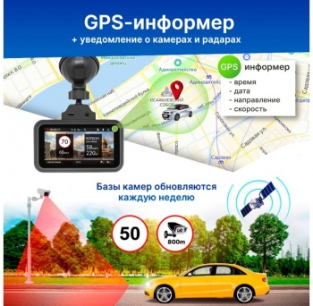  TrendVision TDR-725 Real 4K  8Mpix 2160x3840 2160p 170. GPS NT96670