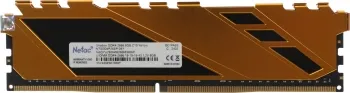   DDR 4 DIMM 8Gb PC21300, 2666Mhz, Netac Shadow NTSDD4P26SP-08Y   C19 Yellow,  