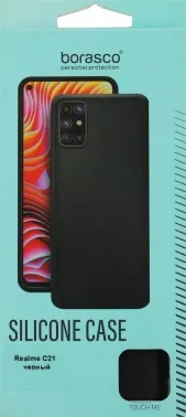  (-) BORASCO Silicone case,  Realme C21,  () [40041]