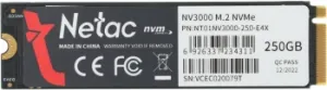  SSD Netac 250GB M.2 2280 NV3000 NVMe PCIe NT01NV3000-250-E4X (heat sink)