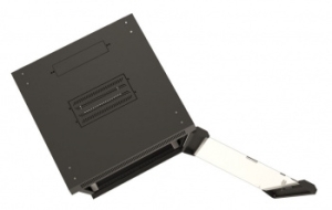   Hyperline TWB-1245-GP-RAL9004 19- (19), 12U, 650x 600 450,  
