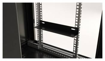   Hyperline TWB-1245-GP-RAL9004 19- (19), 12U, 650x 600 450,  