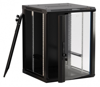   Hyperline TWB-1245-GP-RAL9004 19- (19), 12U, 650x 600 450,  