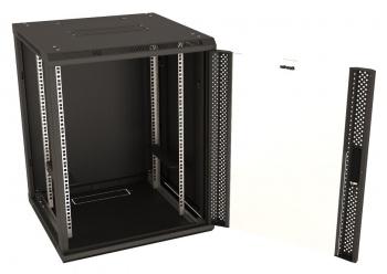   Hyperline TWB-1245-GP-RAL9004 19- (19), 12U, 650x 600 450,  