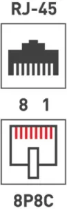   2-  RJ45 CAT.5E . Rexant 03-0151