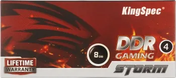   Kingspec 8GB DDR4 2666MHz (1x08GB) DIMM non-ECC Ret KS2666D4M12008G