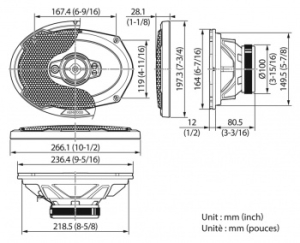   Kenwood KFC-PS6996 650 88 4 15x23 (6x9) (.:2.)  