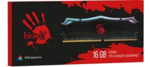  DDR4 16GB 3200MHz Bloody BDM016A3200RD RGB RTL Gaming PC4-25600 CL22 DIMM 288-pin 1.35 dual 