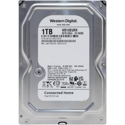   WD Original SATA-III 1Tb WD10EURX AV-GP (5400rpm) 64Mb 3.5