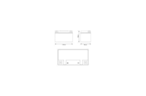   Delta CT 1209 12 9 135 (12V 9Ah) (YTX9-BS; YTX9) AGM