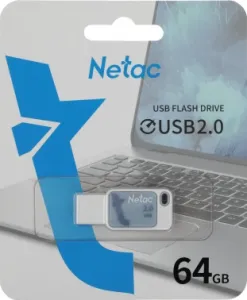   Netac 64Gb UA31 NT03UA31N-064G-20BL USB2.0 