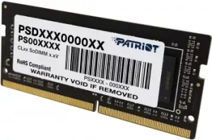   SO-DIMM DDR 4 DIMM 16Gb PC25600, 3200Mhz, Patriot Signature (PSD416G32002S) (reta