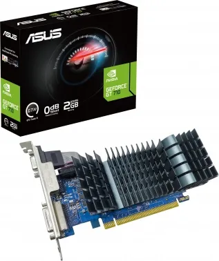  Asus PCI-E GT710-SL-2GD5-BRK-EVO NVIDIA GeForce GT 710 2Gb 64bit GDDR5 954/5012 DVIx1 HDM