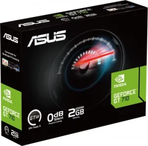  Asus PCI-E GT710-SL-2GD5-BRK-EVO NVIDIA GeForce GT 710 2Gb 64bit GDDR5 954/5012 DVIx1 HDM