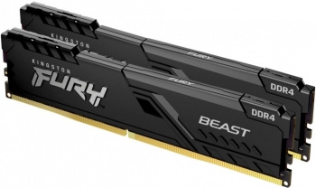  Kingston 16GB DDR4 3600MHz CL17 DIMM (Kit of 2) FURY Beast Black