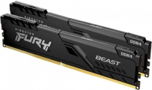   Kingston 16GB DDR4 3600MHz CL17 DIMM (Kit of 2) FURY Beast Black