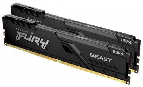  Kingston 16GB DDR4 3600MHz CL17 DIMM (Kit of 2) FURY Beast Black