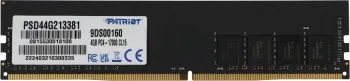   Patriot 4Gb DDR4 2133MHz PSD44G213381, DIMM RTL PC4-17000 CL15 288-pin 1.2