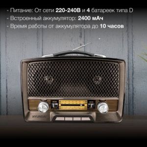   Hyundai H-PSR156  USB SD/microSD