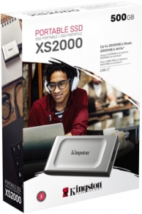    Kingston 500GB Portable SSD XS2000