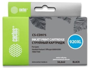   Cactus CS-CD975   920XL HP Officejet 6000/6500/7000/7500 (56.6ml)