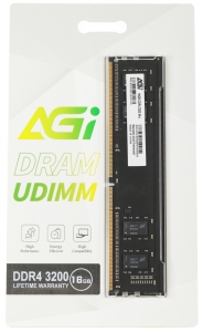   AGI 16Gb DDR4 3200MHz AGI320016UD138 UD138 RTL PC4-25600 DIMM 288-pin 1.2 Ret