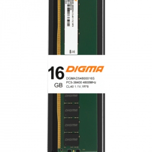  DDR5 16Gb 4800MHz Digma DGMAD54800016S RTL PC5-38400 CL40 DIMM 288-pin 1.1 single rank