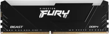   Kingston 8GB DDR4 2666MHz DIMM FURY Beast Black RGB PnP KF426C16BB2A/8 CL16, 1.2V