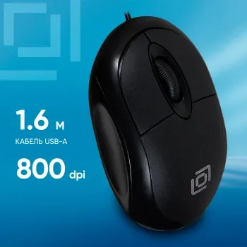  Oklick 105S Black USB HM-01