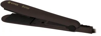 Щипцы Vitek Safari VT-2505 35Вт коричневый 200С покрытие:турмалиновое