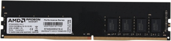  AMD 4GB DDR4 2400 Radeon DIMM R7 Performance Series Black R744G2400U1S-U Non-ECC, CL15, 1.2V
