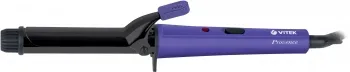 Щипцы Vitek Provence VT-2507 34Вт фиолетовый/черный макс.темп.:200С покрытие:керамико-турмалиновое