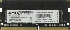   AMD SO-DIMM DDR4 4Gb 2400Mhz (R744G2400S1S-UO) OEM