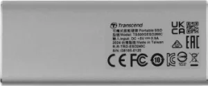  External SSD Transcend 500Gb ESD260C <TS500GESD260C> (USB3.1 gen 2, Type C 520/460Mbs, 3D
