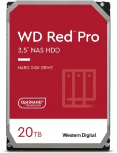   20TB 7200 RPM, SATA 6 Gb/s, CMR, 512 MB Cache,  3.5; Red pro